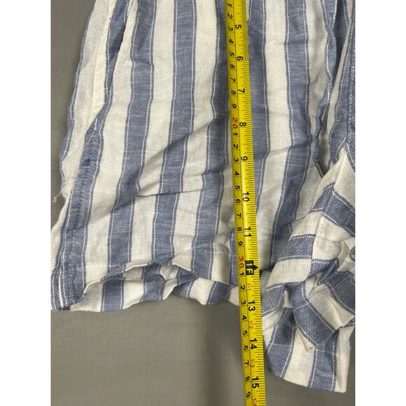 Gap NWT Linen Shorts Size Small Lightweight Striped - Picture 4 of 7